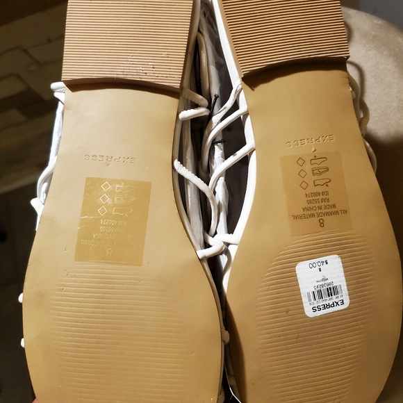 Express Lace-up Strappy Sandals - Picture 4 of 8